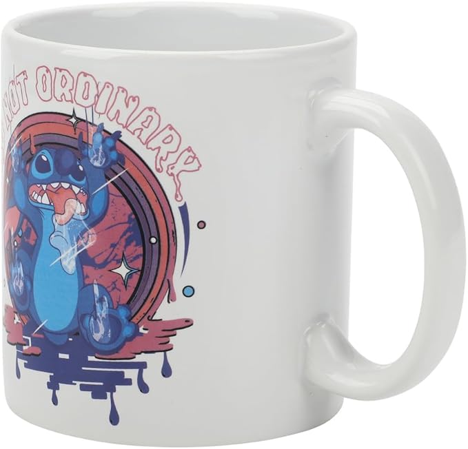 Disney Stitch Not So Ordinary 16 Oz White Ceramic Mug