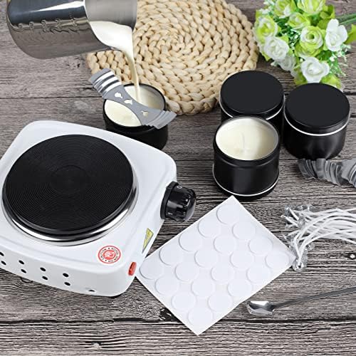DINGPAI Hot Plate for Candle Making, White Color Electric Hot Plate - Image 5