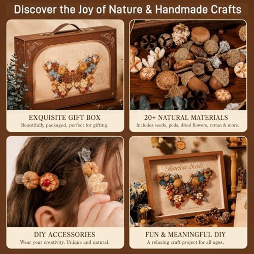 Elethosssal DIY Craft Kit, Arts and Crafts for Adults, Butterfly Art Set - Image 6