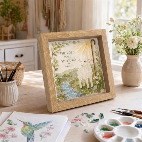 DIY Acrylic Gem Mosaic Art Kit Nature Theme Patterns Decor - Image 4