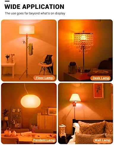 JandCase Halloween Orange LED Light Bulbs Outdoor [4 Pack] Halloween Light - Image 5
