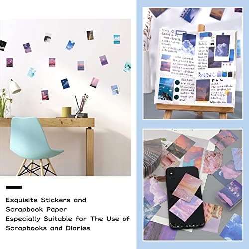 450 Pieces Washi Sticker Set, 9 Set Scrapbooking Diary Planner Album Diary Notebook, Scrapbooking Sticker Journaling Supplies for DIY Arts and Crafts Card Making Laptop Decoration - Image 5