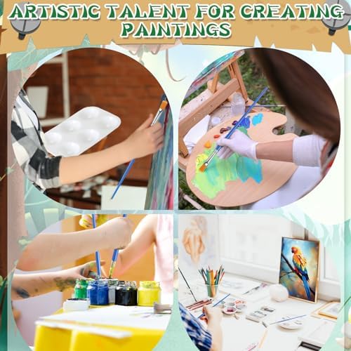 Zhanmai 72 Pcs 12 Sets Sip and Paint Kit Pre Drawn Canvas for Painting 8" x 10" Paint Party Canvas Painting Pre Printed Canvases for Party Favor DIY Virtual Adult's Date Night(Animals) - Image 5