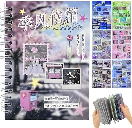 Dreamcore Sticker Book – Japanese Aesthetic Sticker Book for Journaling, Scrapbooking & DIY, Cute Stickers for Laptop, Phone & Planner Decoration（Dreamcore 4） by Unknown