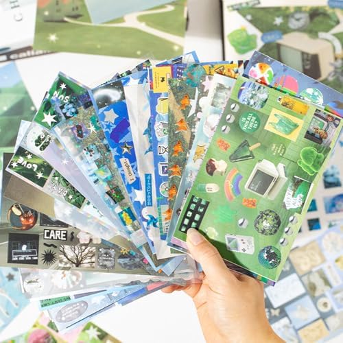Japanese Sticker Book for Scrapbooking,Dreamcore Stickers for Junk Journal - Image 3