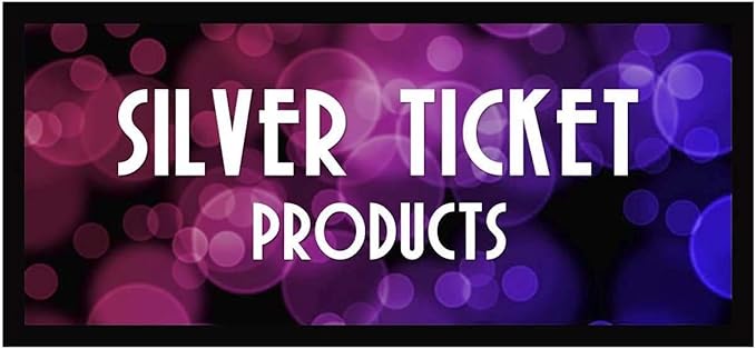 Silver Ticket Products STR Series 6 Piece Home Theater Fixed Frame 4K / 8K Ultra HD, HDTV, HDR & Active 3D Movie Projection Screen, 2.35:1 Format, 115" Diagonal, High Contrast Material STR-235115-HC