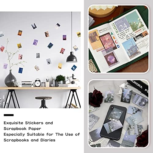 600 Pieces Washi Sticker Set, 12 Set Scrapbooking Diary Planner Album Diary Notebook, Scrapbooking Sticker Journaling Supplies for DIY Arts and Crafts Card Making Laptop Decoration - Image 5