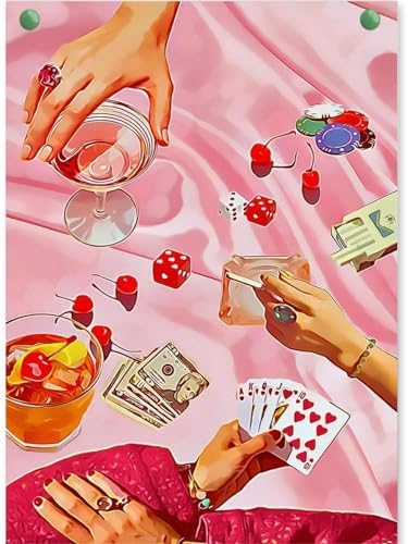KICHANG Pink Diamond Art Kits for Adults Diamond Painting Kit for Beginner by KICHANG