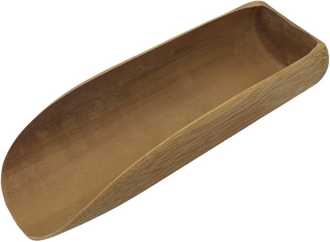 Natural Handmade Bamboo Tea Scoop - 1Pc Tea Spoon for Ceremonial Use, Perfect for Home, Teahouse, Office - Versatile for Loose Tea, Coffee, Spices, Condiments, Pet Food (Closed-Ended)