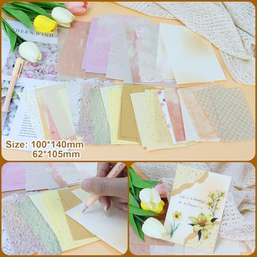 Koqye 215PCS Scrapbook Paper Pack & Junk Journal Kit (Tangerine Dream) - Image 4
