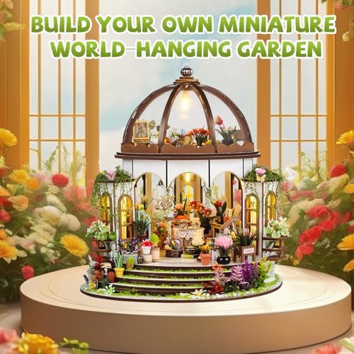DIY Miniature House Kit, Book Nook Kit with LED Light, 3D Wooden Puzzle Bookshelf Decor Building Kit, Birthday Gifts for Family & Friends - Image 6