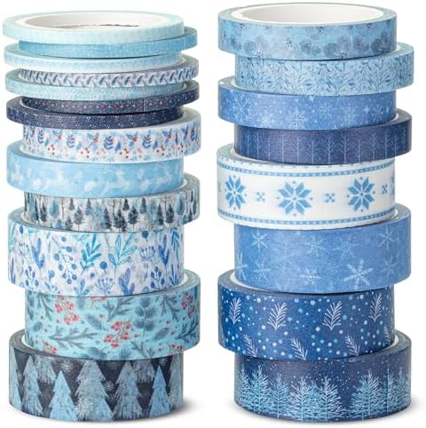 Mr. Pen- Washi Tape Set, 21 Rolls, Assorted Sizes, 5 Yards/Roll by MrPen