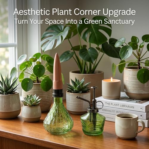 Topadorn Glass Plant Watering Kit, Plant Mister Spray Bottle - Image 6