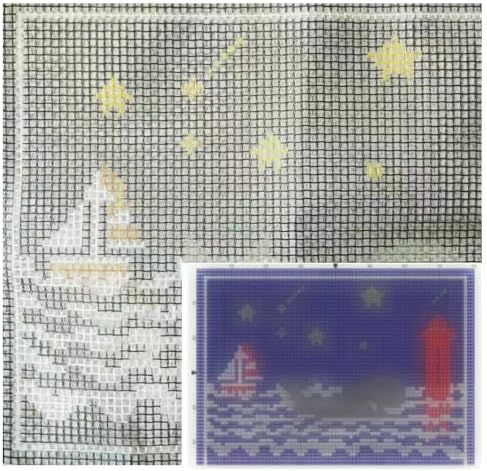 Howie's Latch Hook Kits for Adults, DIY Latch Hook Kit Rug Crochet Yarn, Color Preprinted Pattern Embroidery Decoration(Whale, 19.69 x 14.96 inch) - Image 4