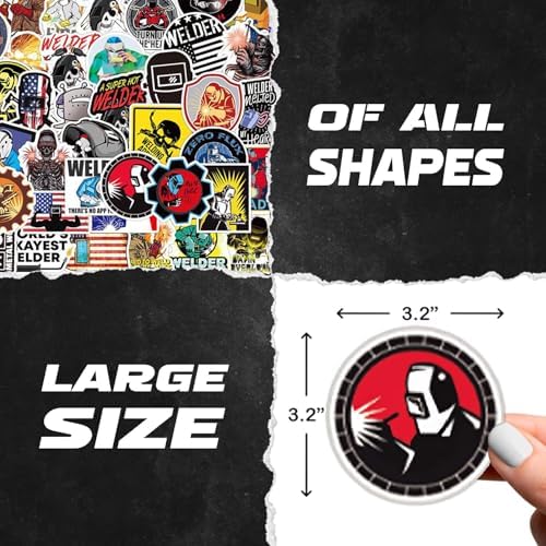 200 PCS Funny Hard Hat Stickers - Waterproof Vinyl Stickers for Adults (No Repeat) - Sarcastic & Breakroom Humor for Helmets, Toolboxes, Cars, Water Bottles, Laptops - Blue Collar Gifts for Men - Image 4