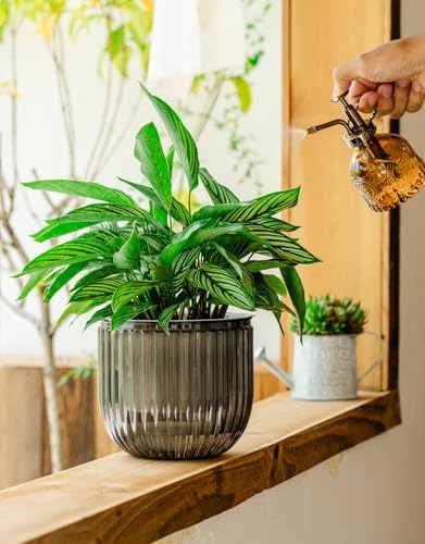 Melphoe Self Watering Pots for Indoor Plants Planter, 6.5 Inch 2 Pack Planters Self Watering Plant Pots for Flower, Houseplants, Succulent, African Violets and Cactus with Drainage - Image 5
