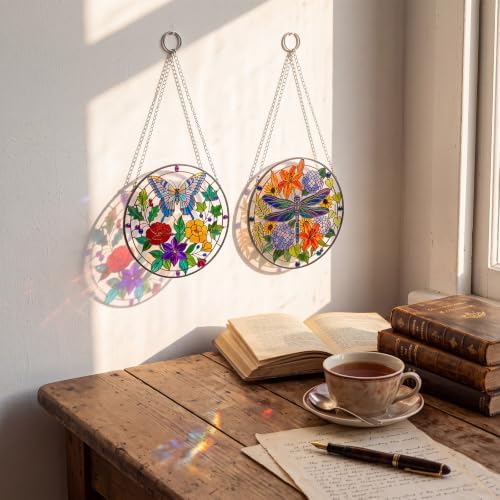 36 Pcs Suncatchers Crafts Kit DIY Paint Art,Insect - Image 6