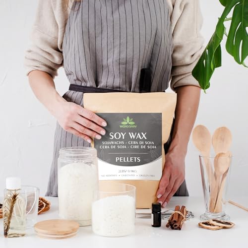 Soy Wax, Waxcanpy Natural Candle Wax, Organic Soy Wax for Candle Making from Farm, No Additives, Harmless and Pure (5lb) - Image 6