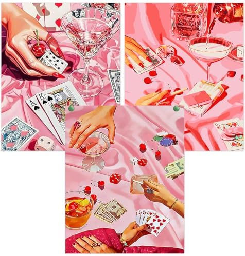 3 Pack Square Diamond Art Kits for Adults Diamond Painting Kit for Beginner by KICHANG