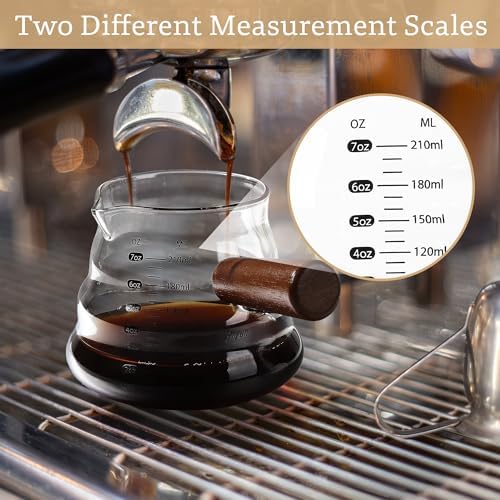 Joeyan Espresso Shot Cups, Wave Glass Measuring Cup, Espresso Accessories - Image 3