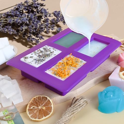 Jcoos Soap Making Kit, Soap Making Kit for Adults, Teen- Shea Butter Glycerin Melt and Pour Base, Molds, Dye, Fragrances, Dried Flowers, DIY Craft for Beginners Women,Gift Boxes for Mother's Day - Image 4