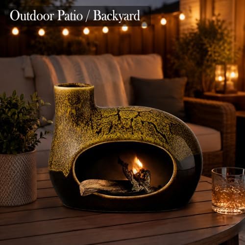Handcrafted Ceramic Palo Santo Holder – Artistic Incense Burner for Meditation, Mindfulness and Zen Home Decor – Wabi-Sabi Style Cone Sculpture, Gift for Yoga, Relaxation & Aromatherapy (Yellow) - Image 7