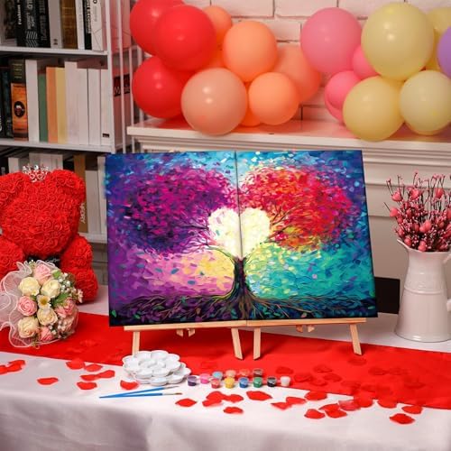 Zhanmai 2 Pack Sip and Paint Kit for Couples Date Night - Image 6