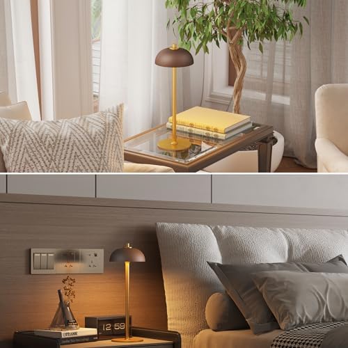 2 Pack Cordless Table Lamp Rechargeable, 5000mAh Battery Table Light - Image 5
