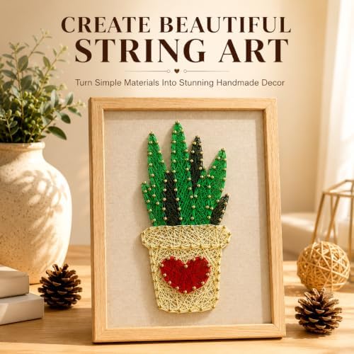 RM Studio DIY String Art Kit, Arts and Crafts for Adults Women Teen Girl, Handmade Funny Gift Art Project for Home Décor, Keepsake & Creative Crafts - Image 2