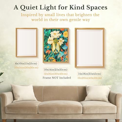 DIAMONDOUBLE High End Diamond Art Kits for Adults, 12x16 5D Diamond Painting on Velvet Canvas, Beetle Design with Mixed Acrylic Full Round, Mini & Special Shape Diamonds, Paint by Diamonds Art Decor - Image 2