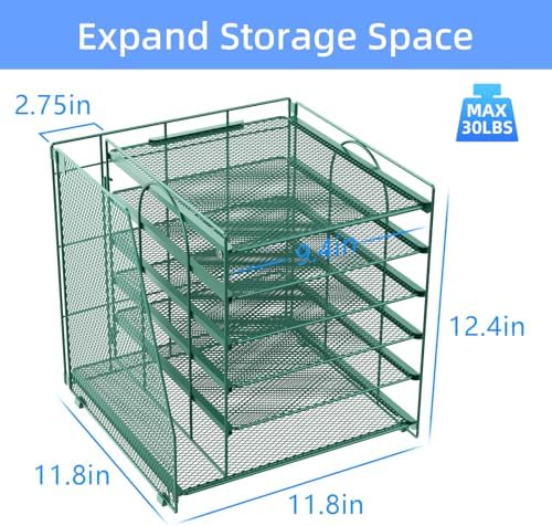 gianotter 6-Tier Paper Organizer With Magazine Holder - Image 5