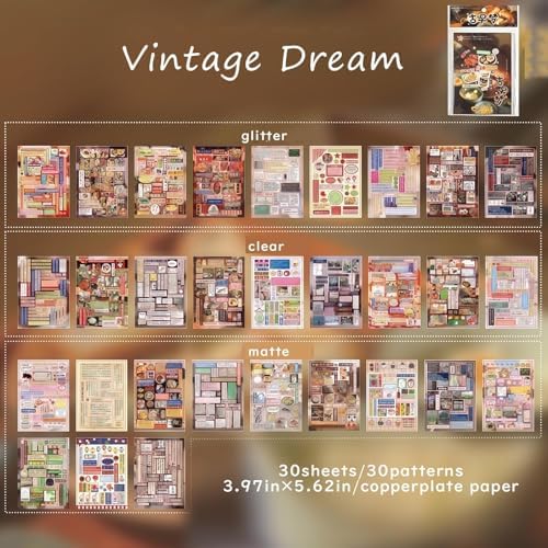 Japanese Sticker Book for Scrapbooking,Foods Japanese Stickers for DIY - Image 3