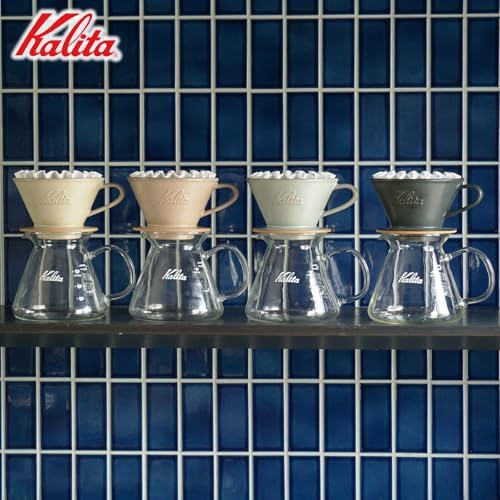 Carita Kalita Coffee Dripper Mino Ware High Heat Retention Pottery for 1 to 2 People, DACHI & KalitaMI 155, Sand Beige, #01101, Wave Series, Made in Japan, Drip Equipment, For One Person - Image 7