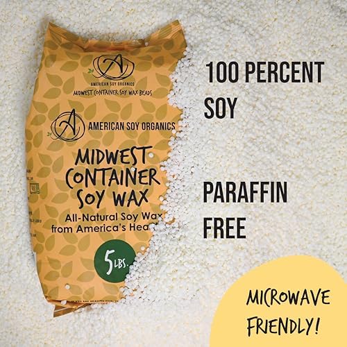 American Soy Organics 100% Midwest Soy Wax Beads, Candle Wax, 10 lbs - Image 4