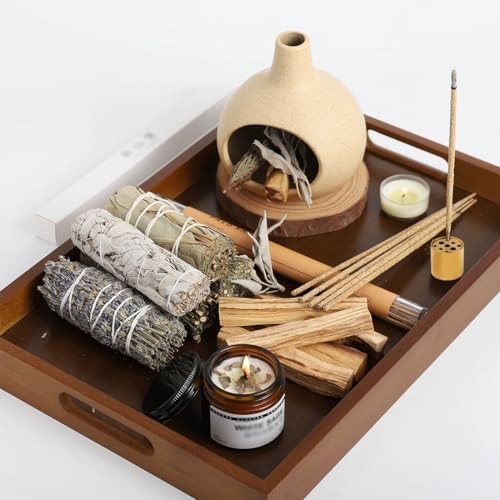 Ceramic Incense Holder, Mini Palo Santo Burner Chimney for Sticks, Cone Incense and Sage Smudging, Handmade Cone Incense Holder Burner for Yoga, Meditation, and Energy Cleansing (Milky White 01) - Image 5