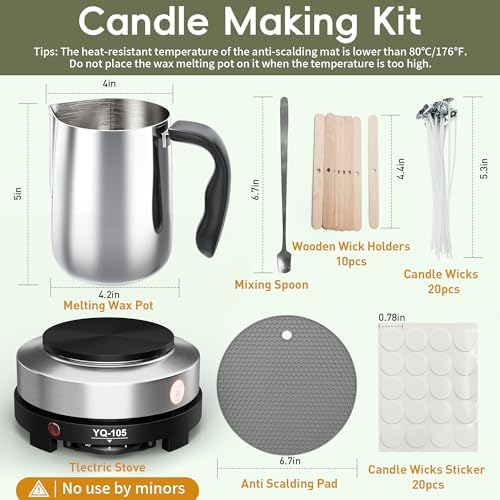 CasaCulina Candle Making Kit, for Beginners - Image 2