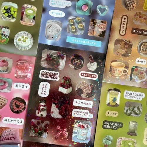 Japanese Sticker Books for Scrapbooking, Journal Stickers for Journaling - Image 6