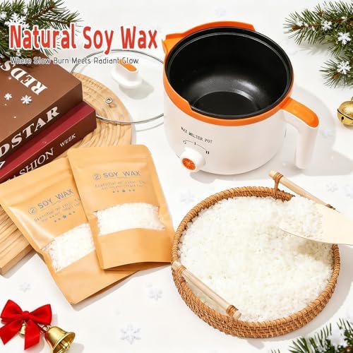 Complete Soy Candle Making Kit with Wax Melter for Beginners & Adults - Image 5