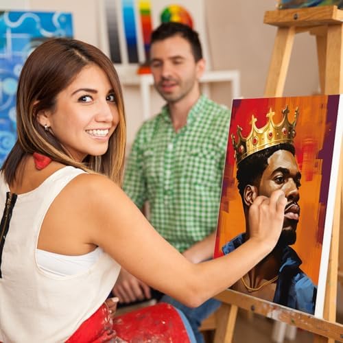 Zhanmai 72 Pcs 12 Sets Sip and Paint Kit Pre Drawn Canvas for Painting 8" x 10" Paint Party Canvas Painting Pre Printed Canvases for Party Favor DIY Virtual Adult's Date Night(Fashionable Couple) - Image 4