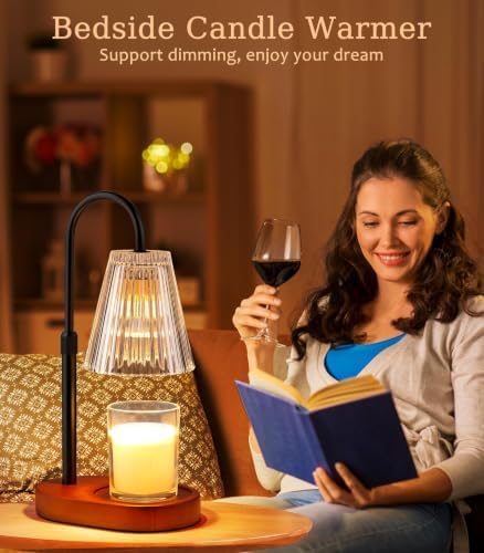 Candle Warmer Lamp with Timer - Electric Candles Wax Warmers Glass Lamps - Image 5