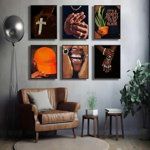 6pack Black Culture & Faith Art Diamond Art Kits，Diamond Painting Kit - Image 3