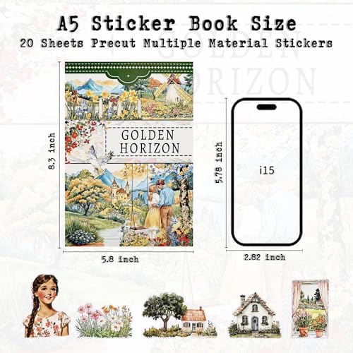 Vintage Nature Sticker Book, Junk Journal Scrapbook Stickers - Image 5