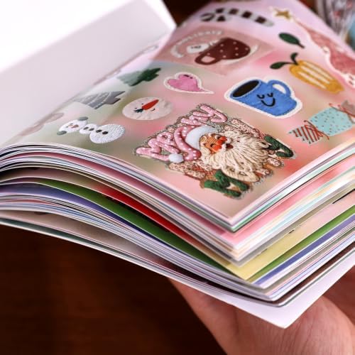 750 Pcs Stickers for Scrapbooking,Christmas Self-Adhesive Scrapbook Sticker - Image 5