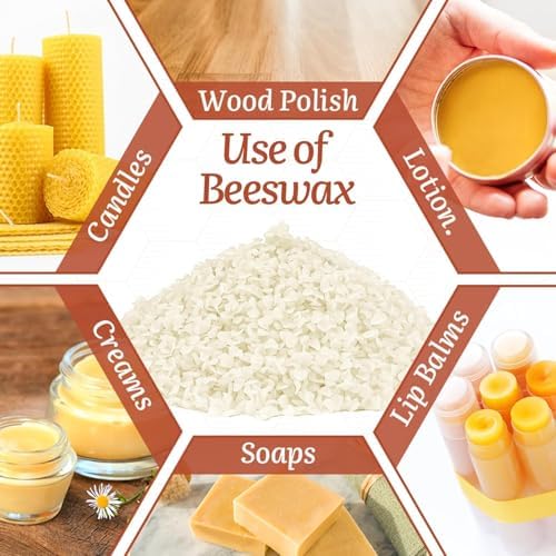 Natural Yellow Beeswax Granules (10-Pound) | Unrefined Pure Material for DIY Projects | Candle Making, Skin Care, Lip Balm, Soap Base | Organic Beeswax Pellets - Image 6