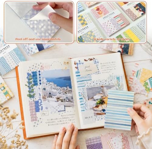 500 Sheets Scrapbook Paper, Junk Journal Supplies + 84 PET Floral Stickers - Image 4