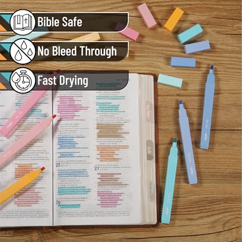 Mr. Pen- Aesthetic Highlighters No Bleed, 8 Pack, Assorted Colors | Chisel Tip, Cute Highlighters Assorted Colors for Journaling, Highlighting, Underlining, Fast Dry, Back to School Supplies - Image 4