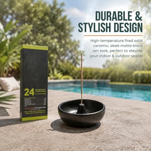 Compatible with Murphy's Incense Sticks Base, 3.15 in Ash Catcher Bowl - Image 6
