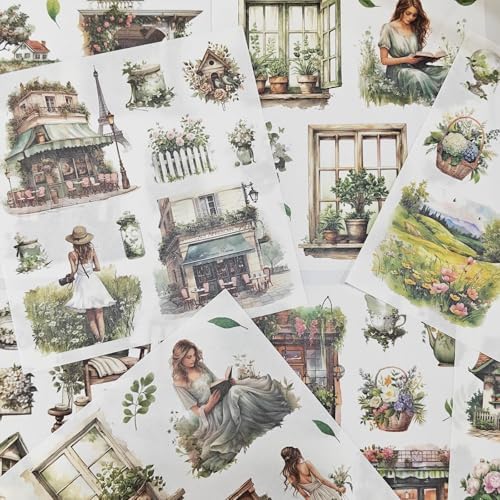 Washi Stickers for Scrapbooking Supplies,Garden Themed Scrapbook Stickers - Image 5