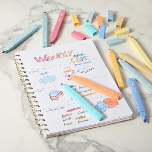 Mr. Pen- Aesthetic Highlighters No Bleed, 10 Pack, Assorted Colors | Chisel Tip, Cute Highlighters Assorted Colors for Journaling, Highlighting, Underlining, Fast Dry, Back to School Supplies - Image 6
