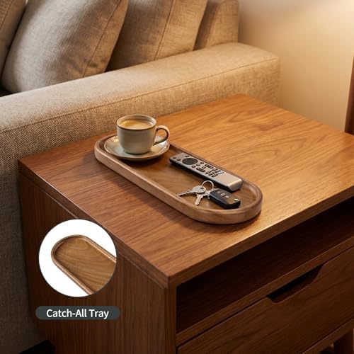 Small Wood Tray– Acacia Serving Platter Vanity Tray Mini Wooden Tray Decor - Image 5